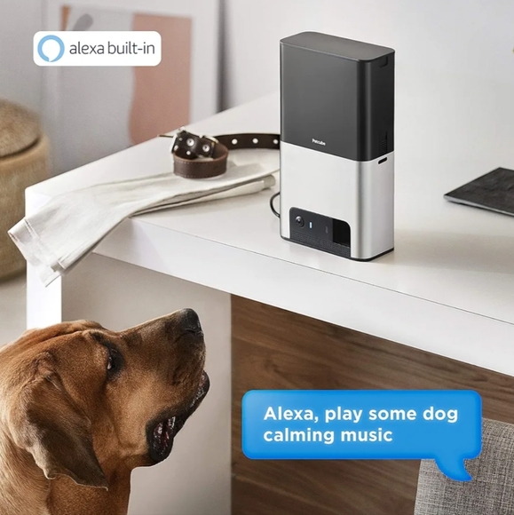Petcube Bites 2 Wi-Fi Pet Camera with Treat Dispenser & Alexa Built-in, for Dogs - Picture 4 of 11